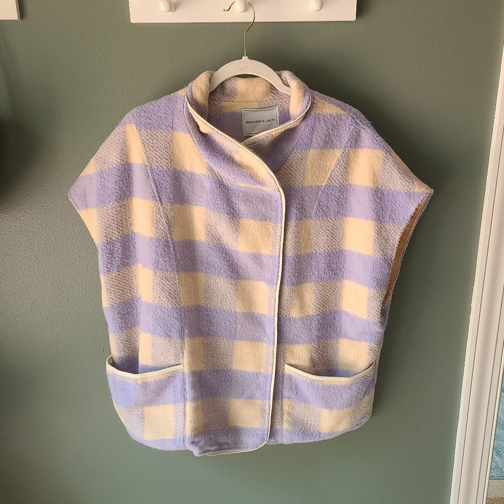Anthropologie Andersen and Lauth Plaid Capelet - Picture 4 of 7